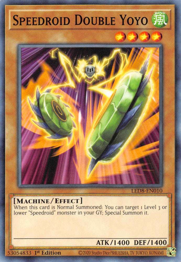 Speedroid Double Yoyo [LED8-EN010] Common Yu-Gi-Oh!