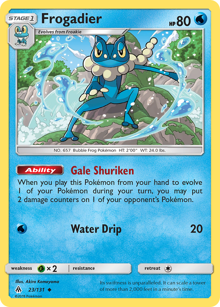 Frogadier (23/131) [Sun & Moon: Forbidden Light] Pokémon