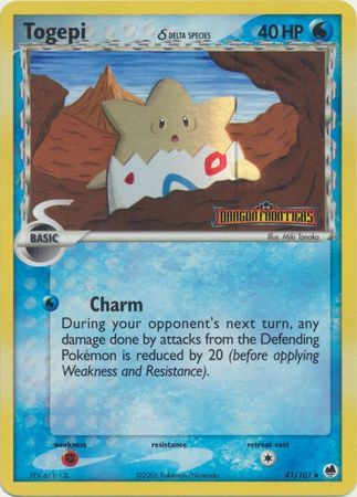 Togepi (41/101) (Delta Species) (Stamped) [EX: Dragon Frontiers] Pokémon
