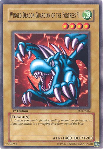 Winged Dragon, Guardian of the Fortress #1 [MRD-002] Common Yu-Gi-Oh!