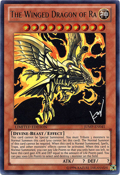 The Winged Dragon of Ra [JUMP-EN045] Ultra Rare Yu-Gi-Oh!