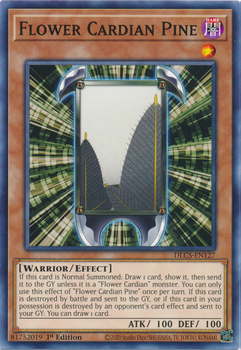 Flower Cardian Pine [DLCS-EN127] Common Yu-Gi-Oh!