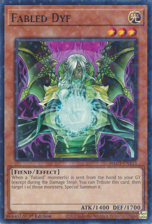 Fabled Dyf (Duel Terminal) [HAC1-EN133] Parallel Rare Yu-Gi-Oh!