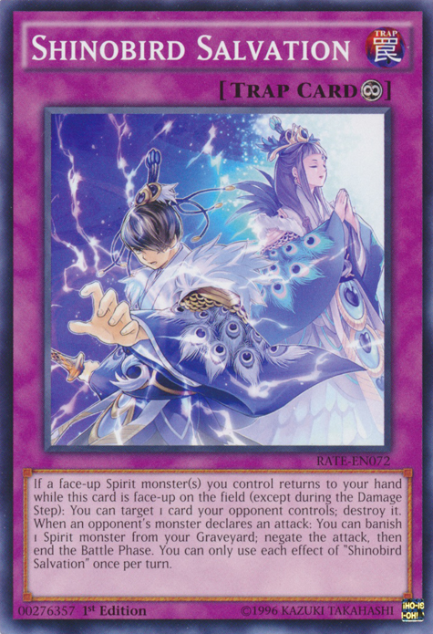 Shinobird Salvation [RATE-EN072] Common Yu-Gi-Oh!