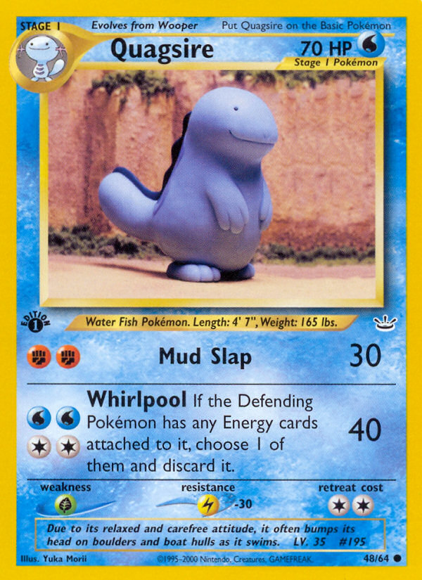Quagsire (48/64) [Neo Revelation 1st Edition] Pokémon