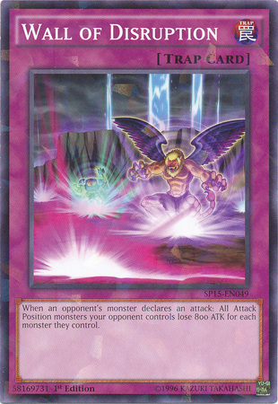 Wall of Disruption [SP15-EN049] Shatterfoil Rare Yu-Gi-Oh!