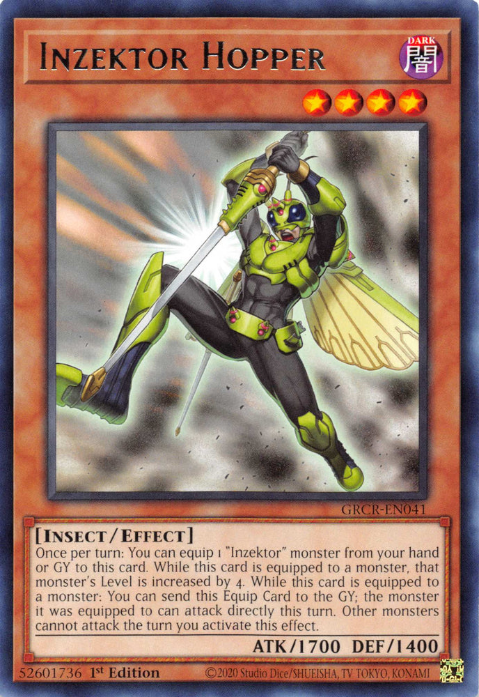 Inzektor Hopper [GRCR-EN041] Rare Yu-Gi-Oh!