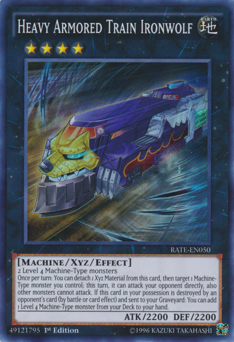 Heavy Armored Train Ironwolf [RATE-EN050] Super Rare Yu-Gi-Oh!