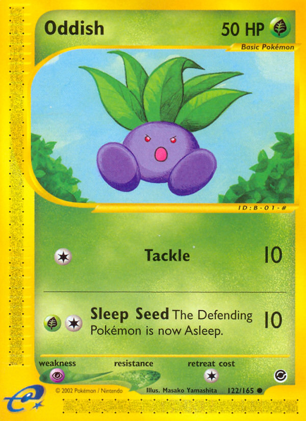 Oddish (122/165) [Expedition: Base Set] Pokémon