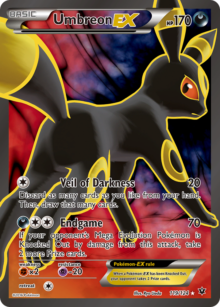 Umbreon EX (119/124) [XY: Fates Collide] Pokémon
