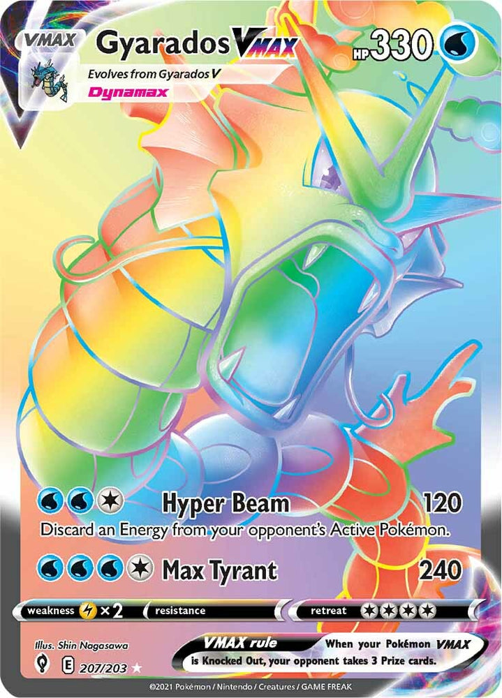 Gyarados VMAX (207/203) [Sword & Shield: Evolving Skies] Pokémon