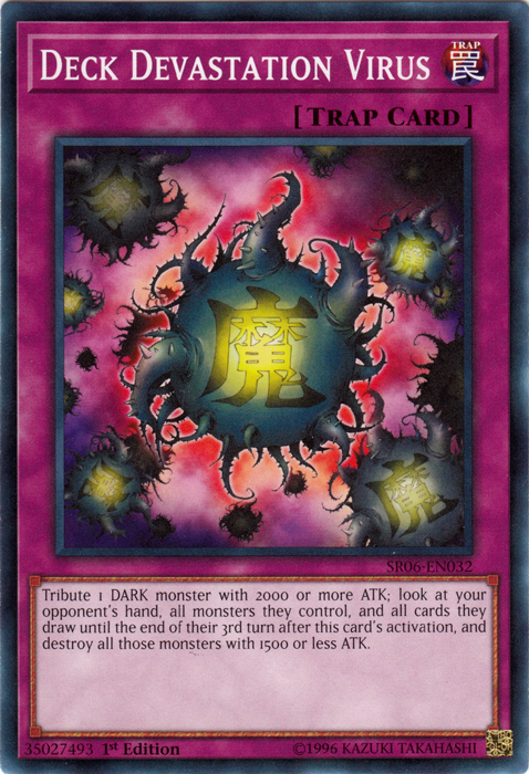 Deck Devastation Virus [SR06-EN032] Common Yu-Gi-Oh!