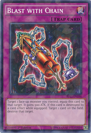 Blast with Chain [BP03-EN194] Shatterfoil Rare Yu-Gi-Oh!