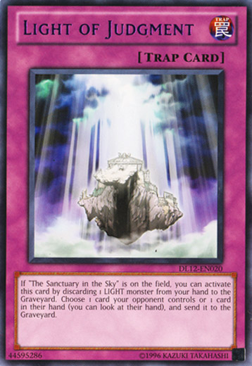Light of Judgment (Purple) [DL12-EN020] Rare Yu-Gi-Oh!