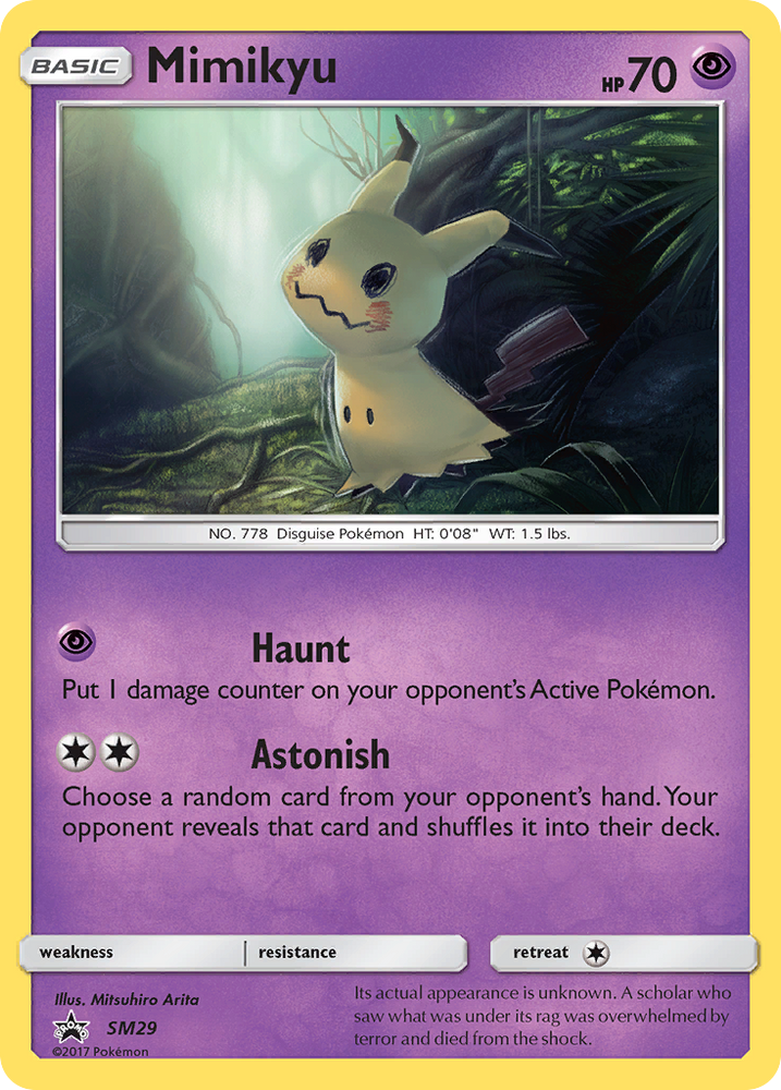 Mimikyu (SM29) [Sun & Moon: Black Star Promos] Pokémon