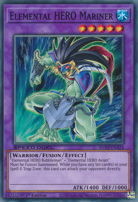 Elemental HERO Mariner [SGX2-ENA24] Common Yu-Gi-Oh!