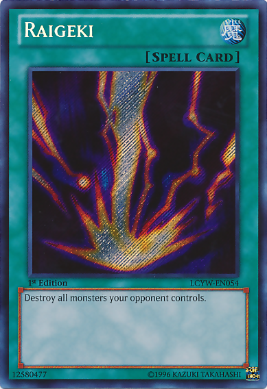 Raigeki [LCYW-EN054] Secret Rare Yu-Gi-Oh!