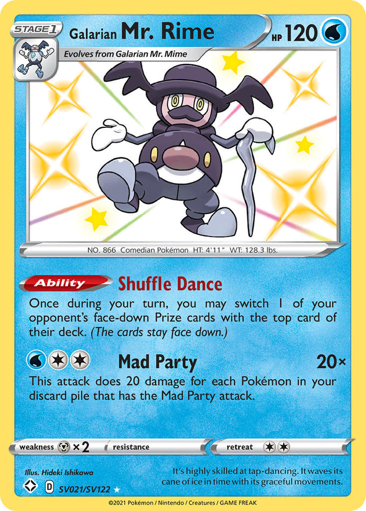 Galarian Mr. Rime (SV021/SV122) [Sword & Shield: Shining Fates] Pokémon