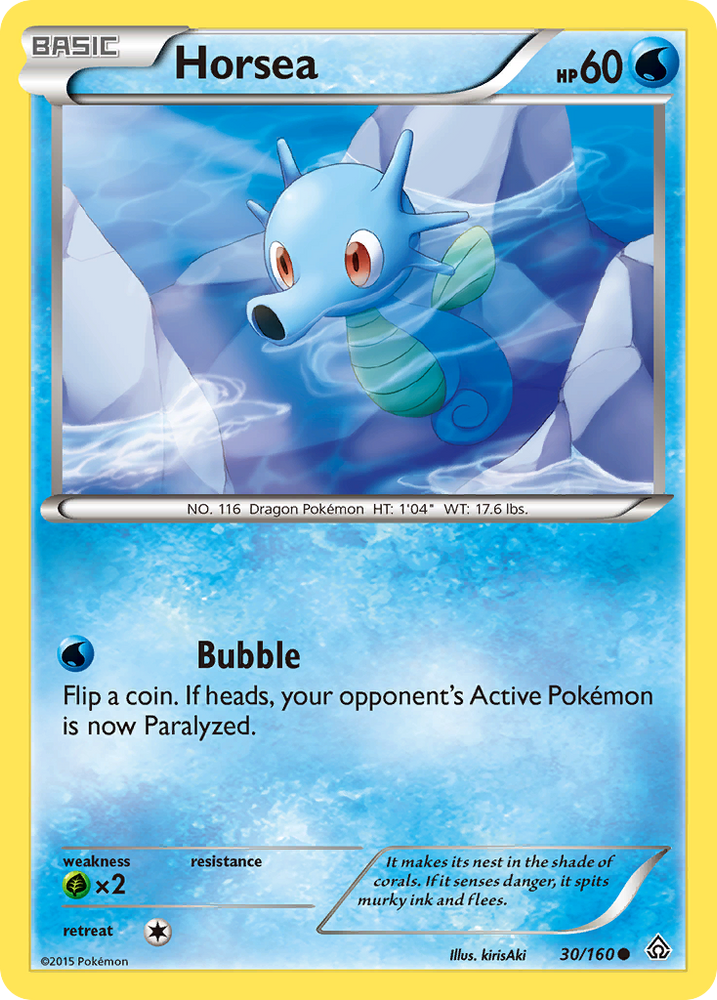 Horsea (30/160) [XY: Primal Clash] Pokémon