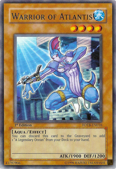Warrior of Atlantis [FOTB-EN016] Rare Yu-Gi-Oh!
