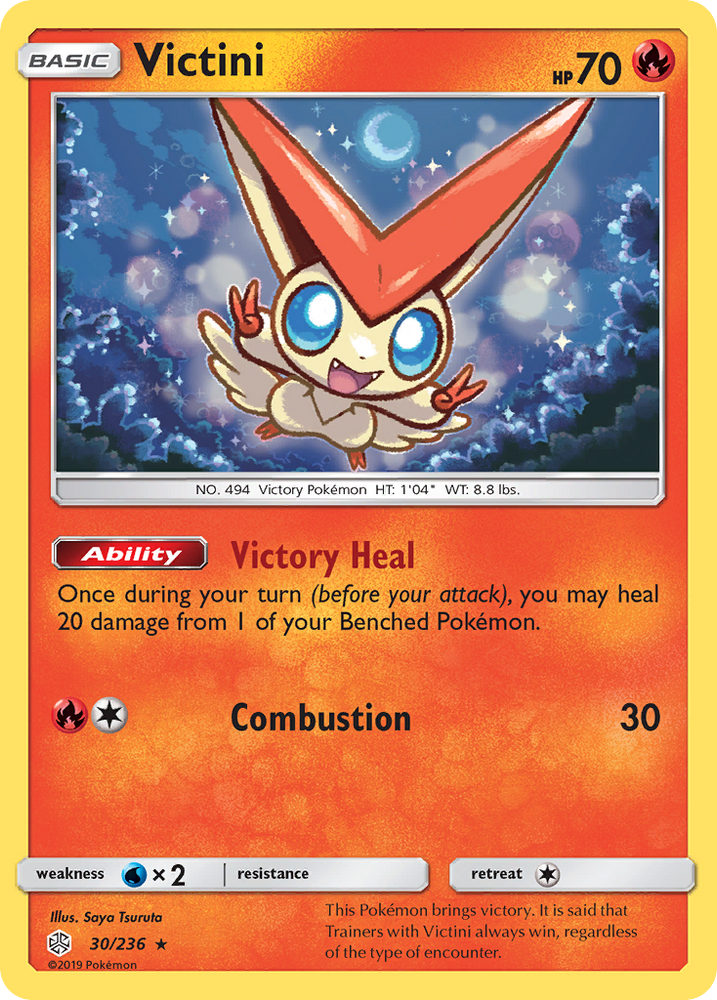 Victini (30/236) [Sun & Moon: Cosmic Eclipse] Pokémon