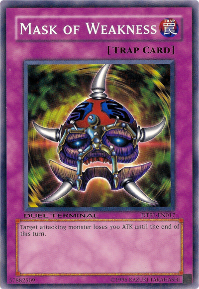Mask of Weakness [DTP1-EN017] Common Yu-Gi-Oh!