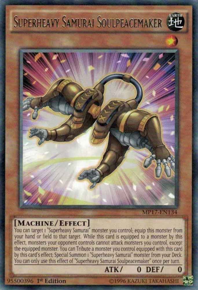 Superheavy Samurai Soulpeacemaker [MP17-EN134] Rare Yu-Gi-Oh!