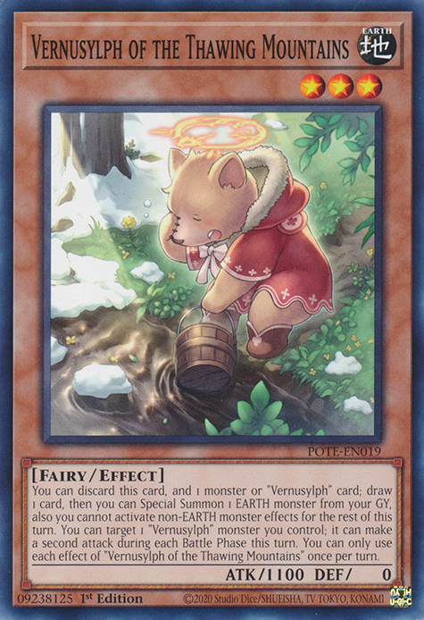 Vernusylph of the Thawing Mountains [POTE-EN019] Common Yu-Gi-Oh!