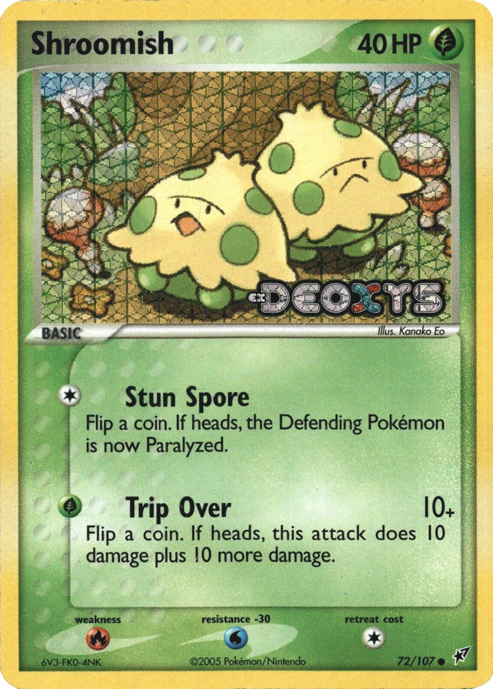 Shroomish (72/107) (Stamped) [EX: Deoxys] Pokémon
