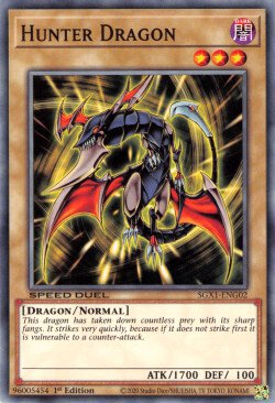 Hunter Dragon [SGX1-ENG02] Common Yu-Gi-Oh!
