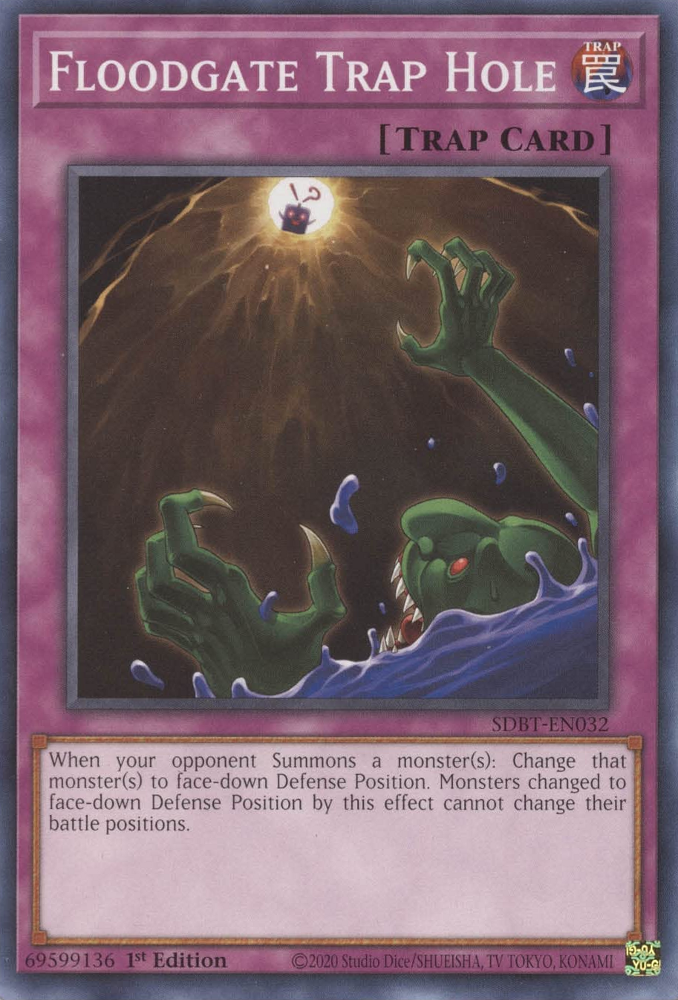 Floodgate Trap Hole [SDBT-EN032] Common Yu-Gi-Oh!