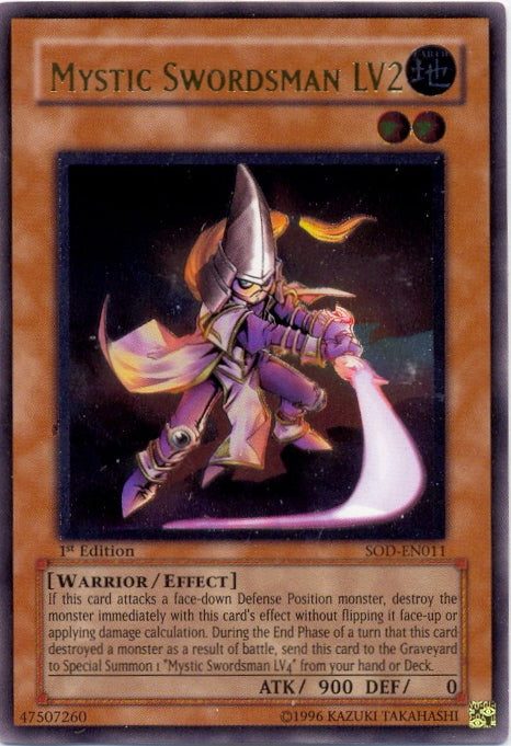 Mystic Swordsman LV2 [SOD-EN011] Ultimate Rare Yu-Gi-Oh!