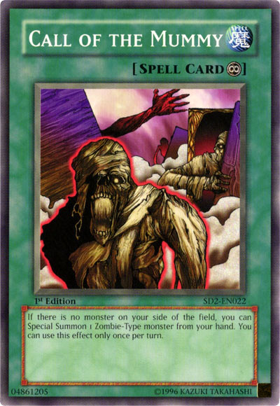Call of the Mummy [SD2-EN022] Common Yu-Gi-Oh!