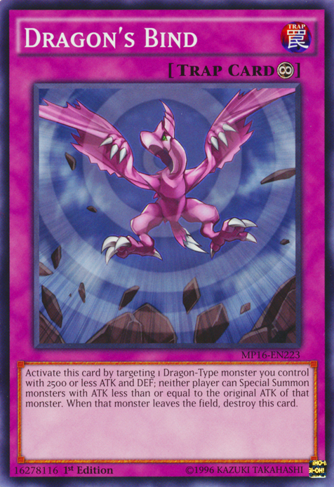 Dragon's Bind [MP16-EN223] Common Yu-Gi-Oh!