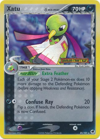 Xatu (25/101) (Delta Species) (Stamped) [EX: Dragon Frontiers] Pokémon