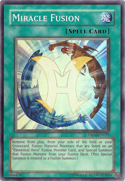 Miracle Fusion [DR04-EN039] Super Rare Yu-Gi-Oh!