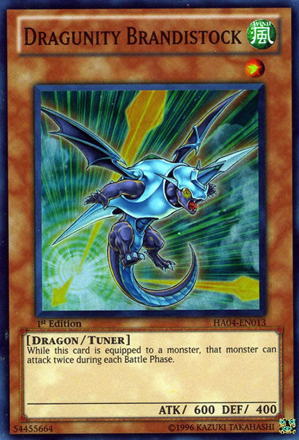 Dragunity Brandistock [HA04-EN013] Super Rare Yu-Gi-Oh!
