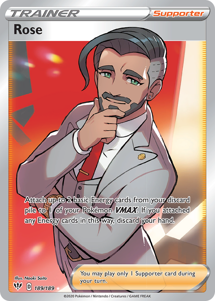 Rose (189/189) [Sword & Shield: Darkness Ablaze] Pokémon