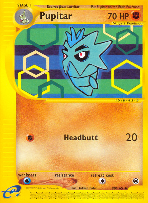Pupitar (90/165) [Expedition: Base Set] Pokémon