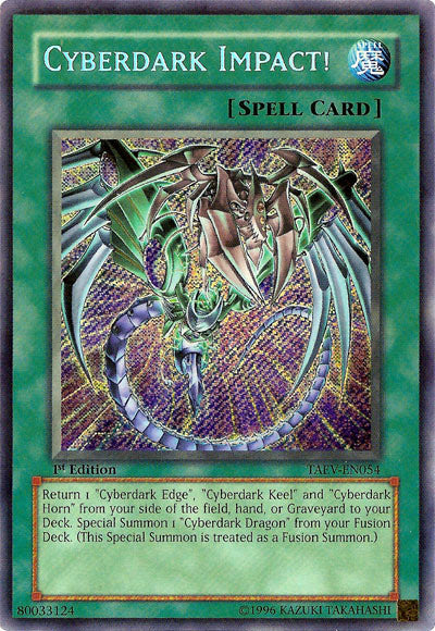 Cyberdark Impact! [TAEV-EN054] Secret Rare Yu-Gi-Oh!