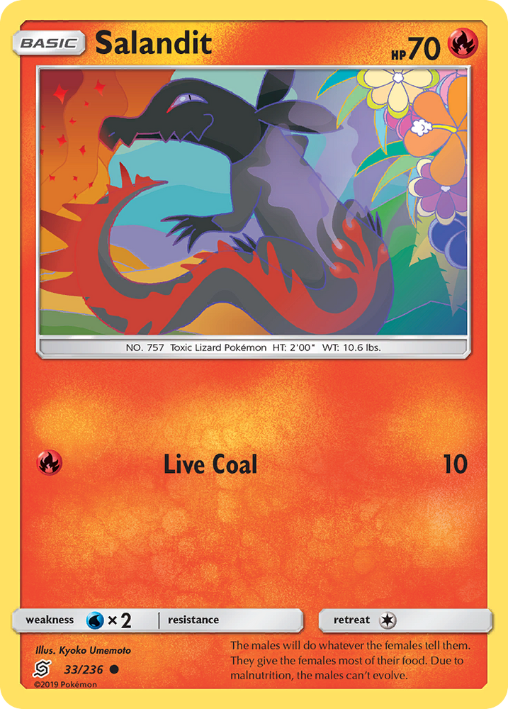Salandit (33/236) [Sun & Moon: Unified Minds] Pokémon