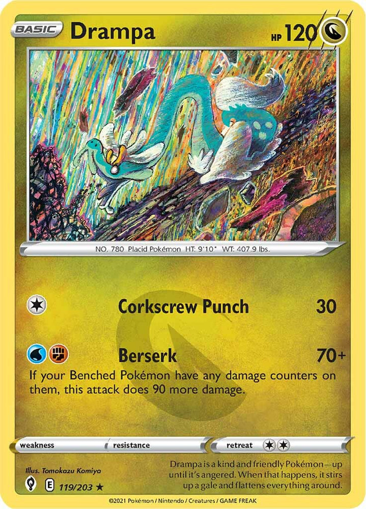 Drampa (119/203) [Sword & Shield: Evolving Skies] Pokémon