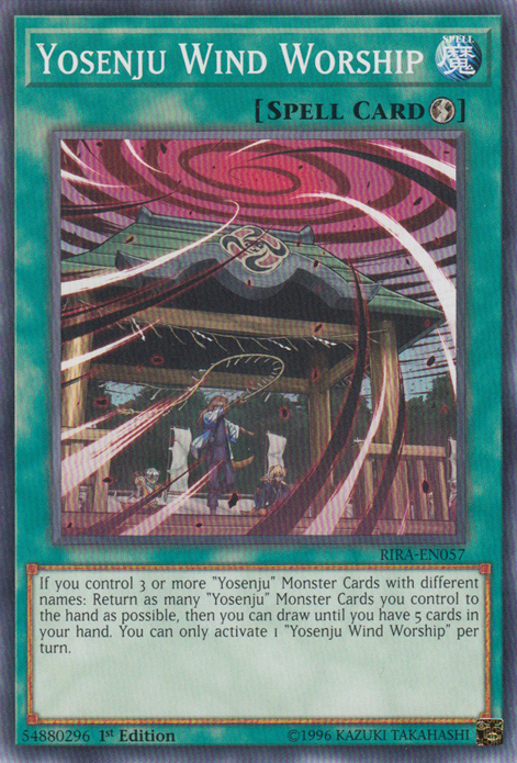 Yosenju Wind Worship [RIRA-EN057] Common Yu-Gi-Oh!