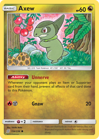 Axew (154/236) [Sun & Moon: Unified Minds] Pokémon