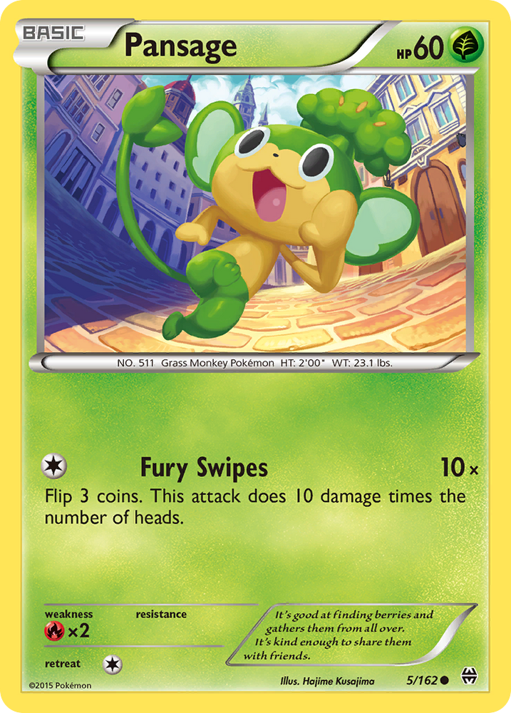 Pansage (5/162) [XY: BREAKthrough] Pokémon