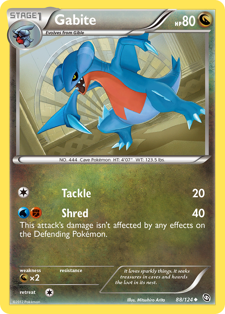 Gabite (88/124) [Black & White: Dragons Exalted] Pokémon