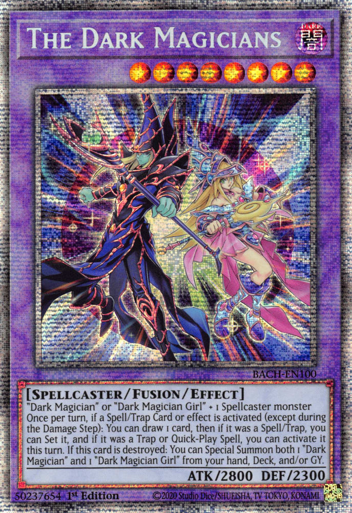 The Dark Magicians [BACH-EN100] Starlight Rare Yu-Gi-Oh!