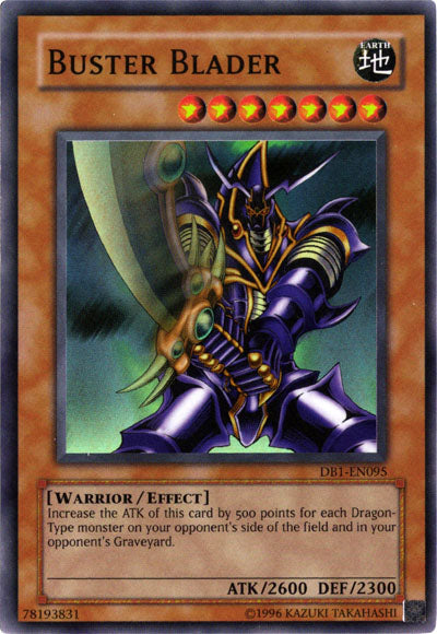 Buster Blader [DB1-EN095] Super Rare Yu-Gi-Oh!