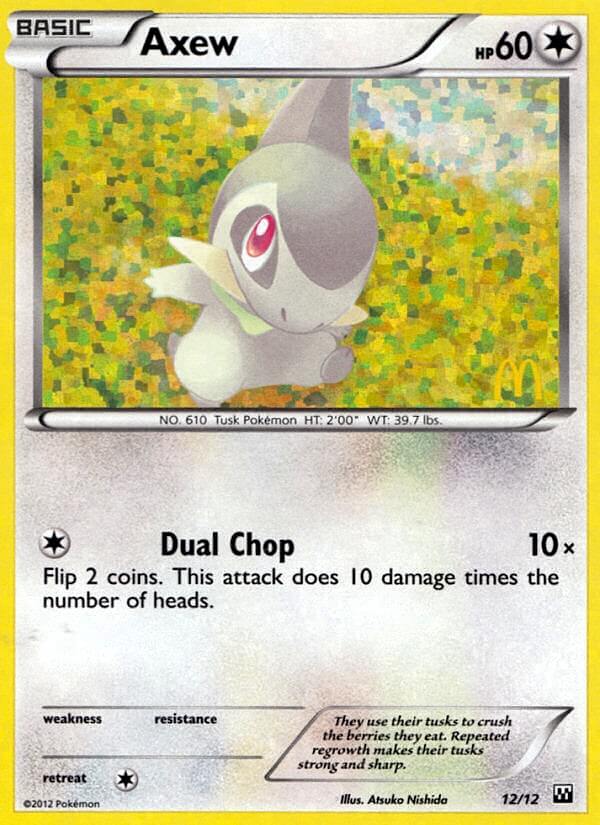 Axew (12/12) [McDonald's Promos: 2012 Collection] Pokémon