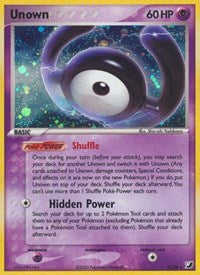 Unown (H) (H/28) [EX: Unseen Forces] Pokémon